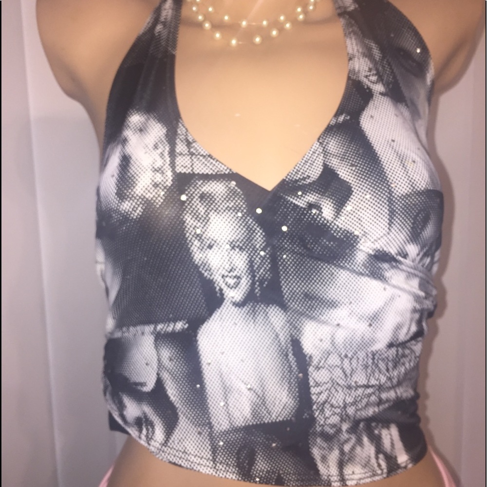 GORGEOUS Marylin Monroe Wrap Halter Top!